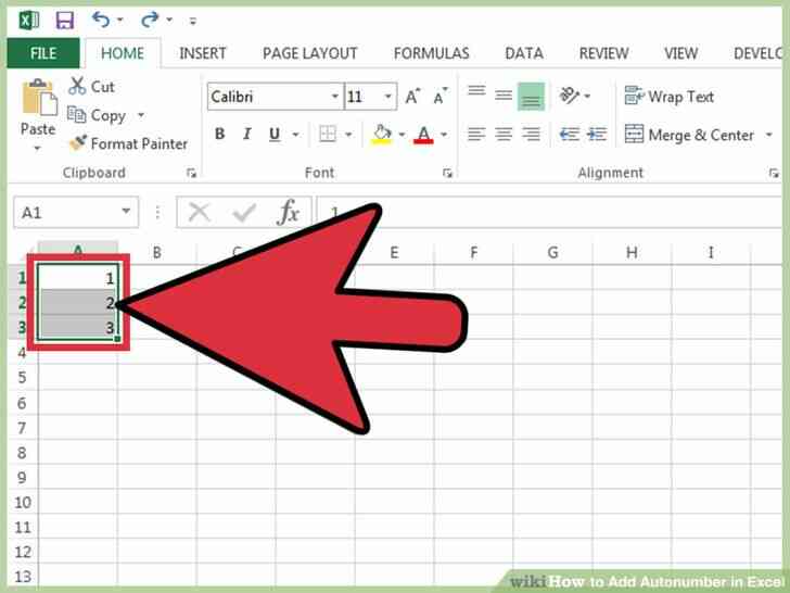 Image intitulée Ajouter numérotation automatique dans Excel Étape 11